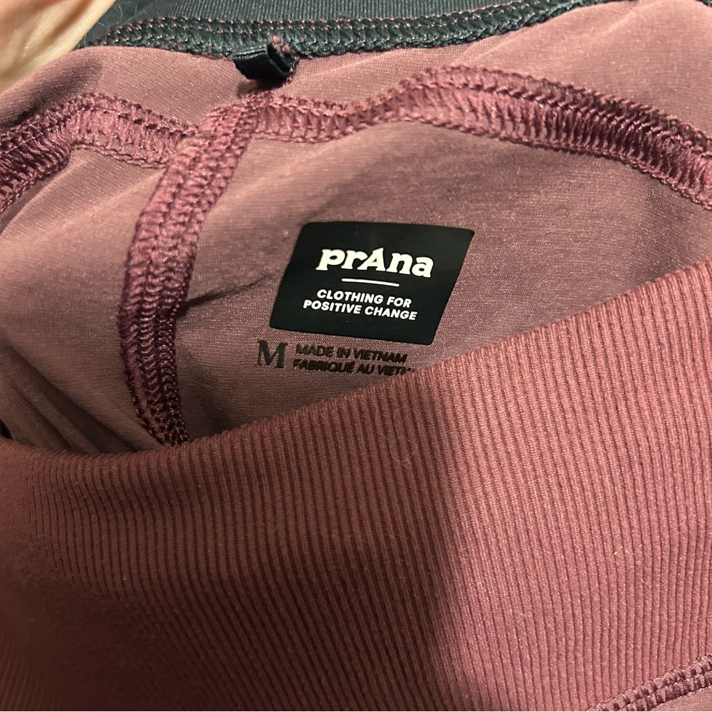 Prana Women’s Koen Capri Outdoor Hiking Yoga Active Pull On Pants Maroon Size M - Picture 3 of 7